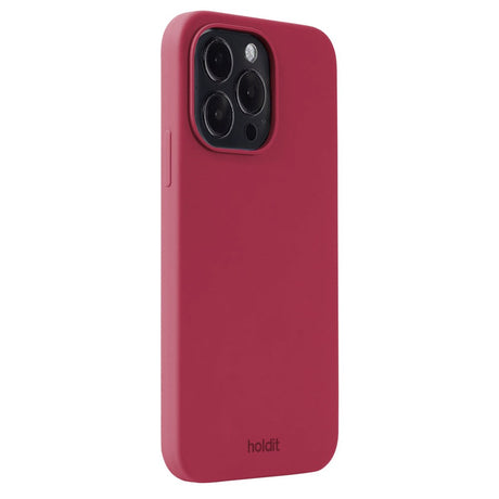 Holdit iPhone 14 Pro Max Soft Touch Silikone Case - Red Velvet