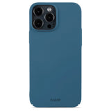 Holdit iPhone 13 Pro Max Slim Plastic Case - Denim Blue