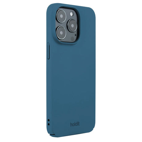 Holdit iPhone 14 Pro Slim Plastic Case - Denim Blue