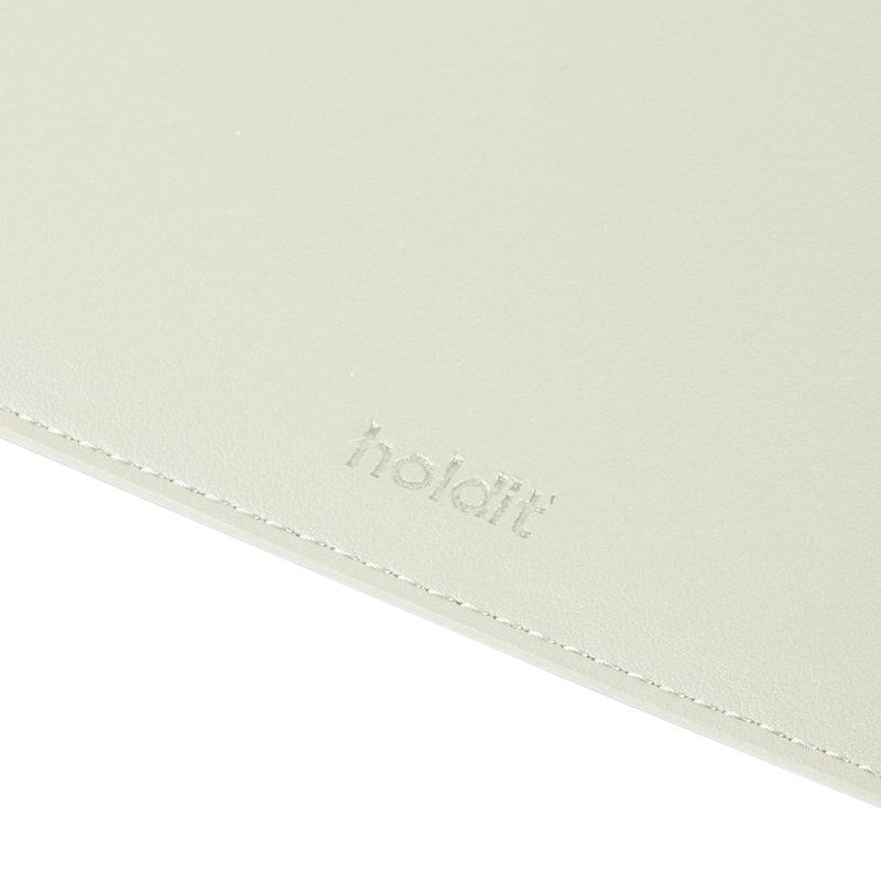 Holdit Vegan Leather Laptop Case 14" (32.5 x 22.7cm) - White Moss