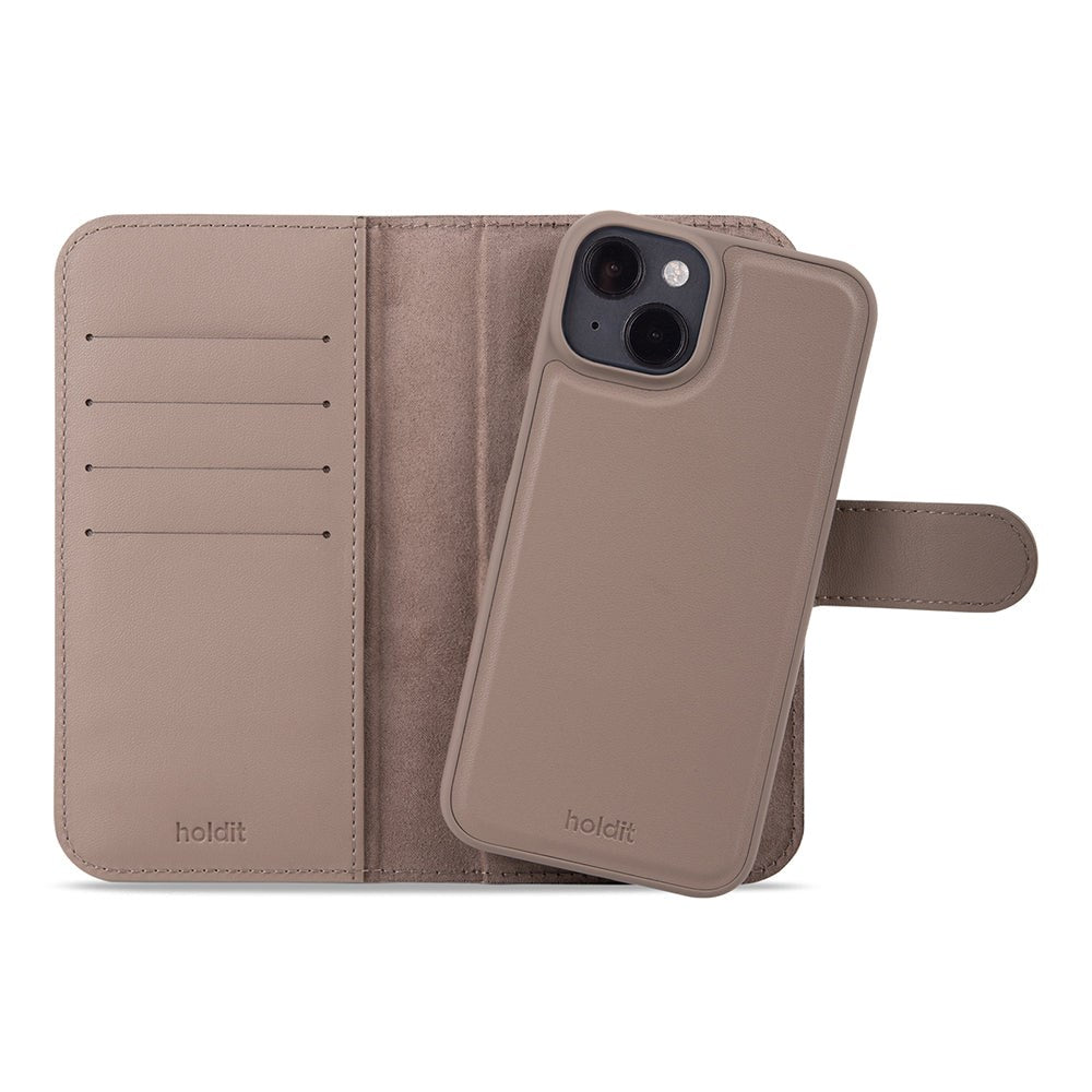 Holdit iPhone 14 / 13 Wallet Case Magnet Plus - Mocha Brown