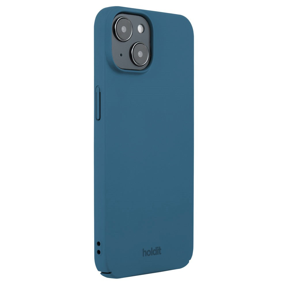 Holdit iPhone 15 Slim Plastic Case - Denim Blue