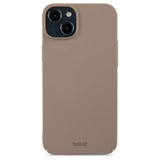 Holdit iPhone 15 Plus Slim Plastic Case - Mocha Brown