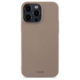 Holdit iPhone 15 Pro Max Slim Plastic Case - Mocha Brown