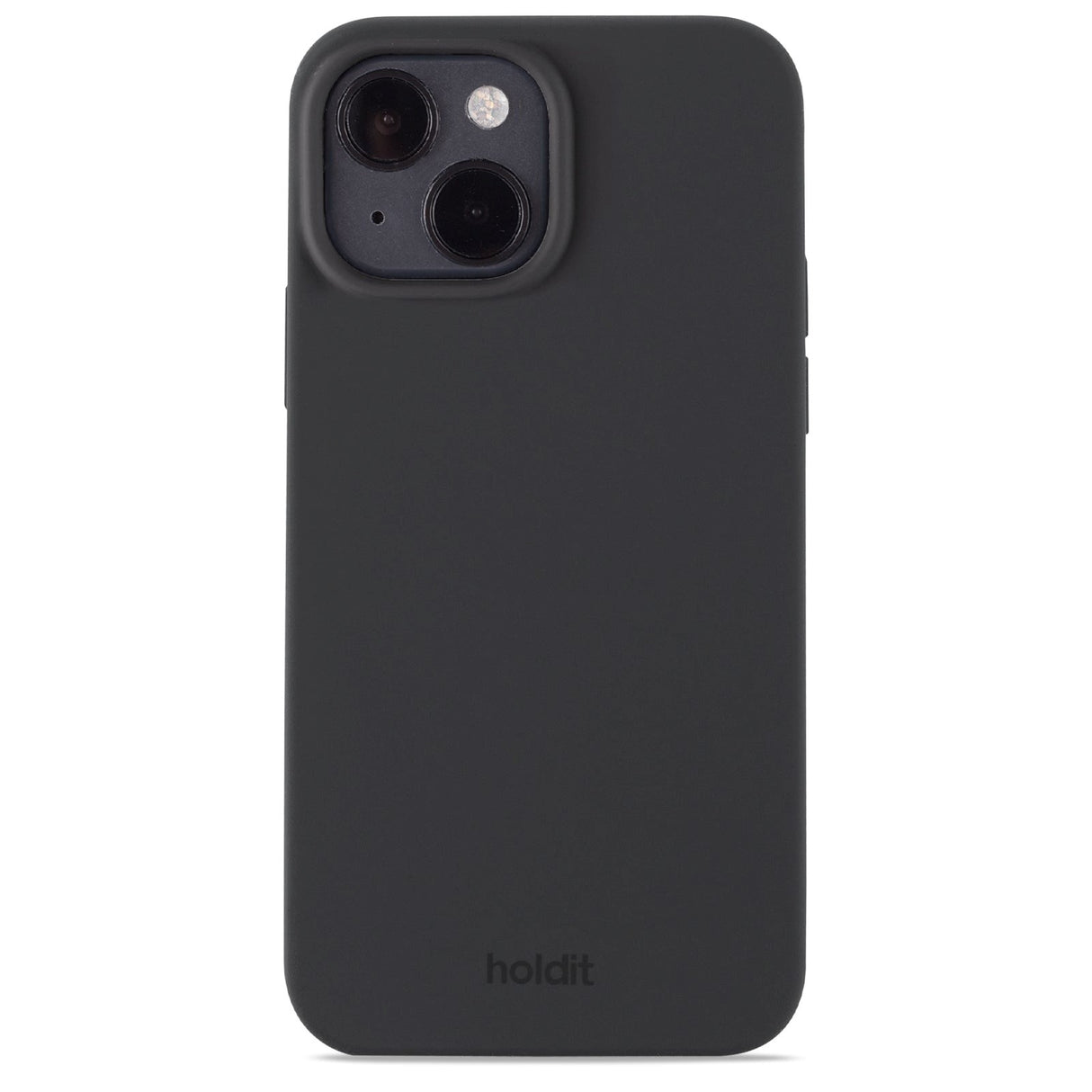 Holdit iPhone 15 Soft Touch Silicone Case - Black