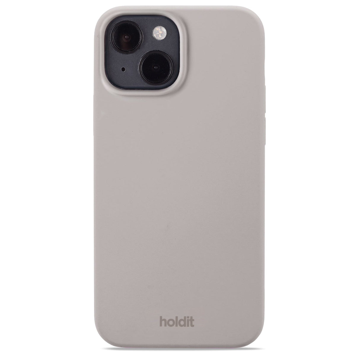 Holdit iPhone 15 Soft Touch Silicone Case - Taupe