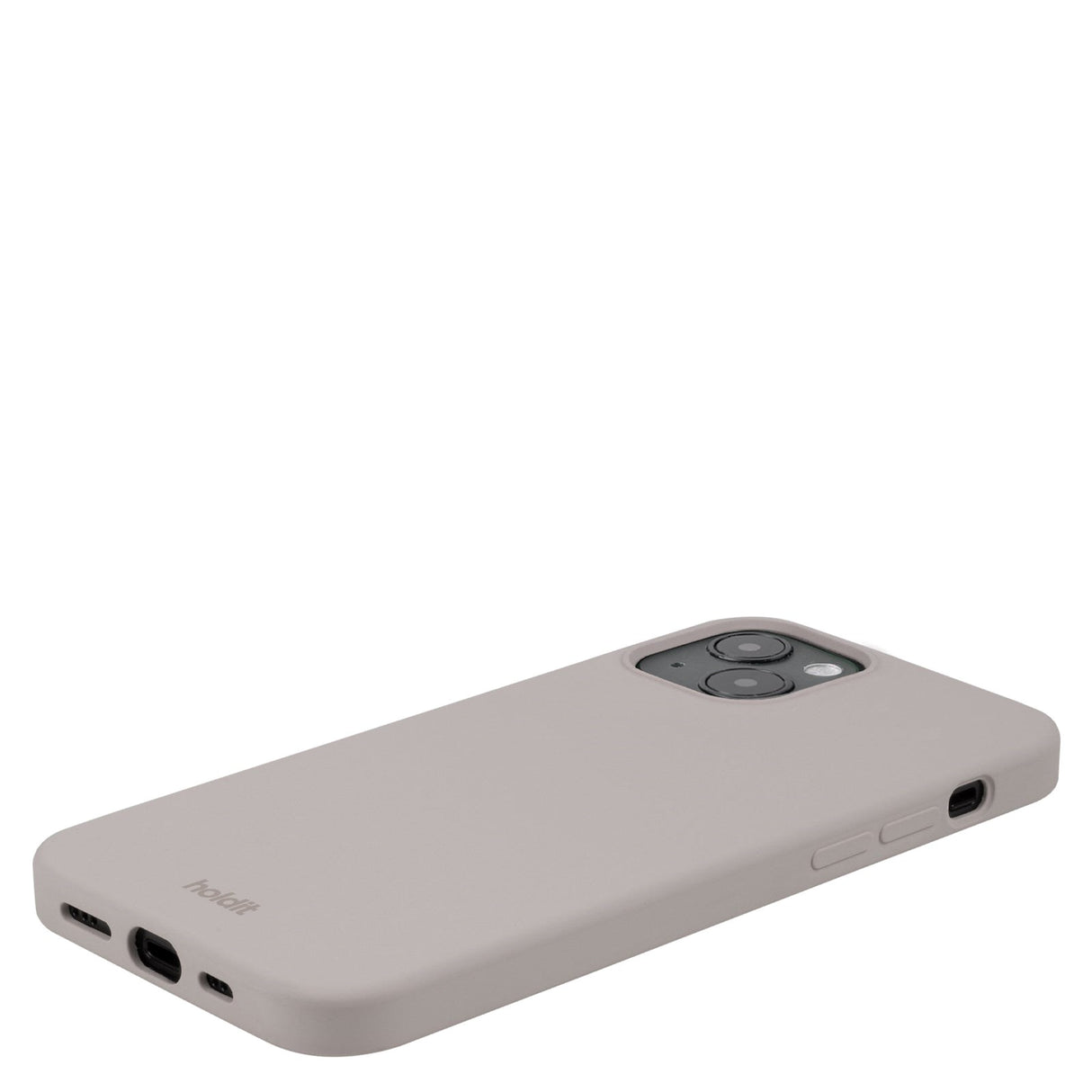 Holdit iPhone 15 Plus Soft Touch Silicone Case - Taupe