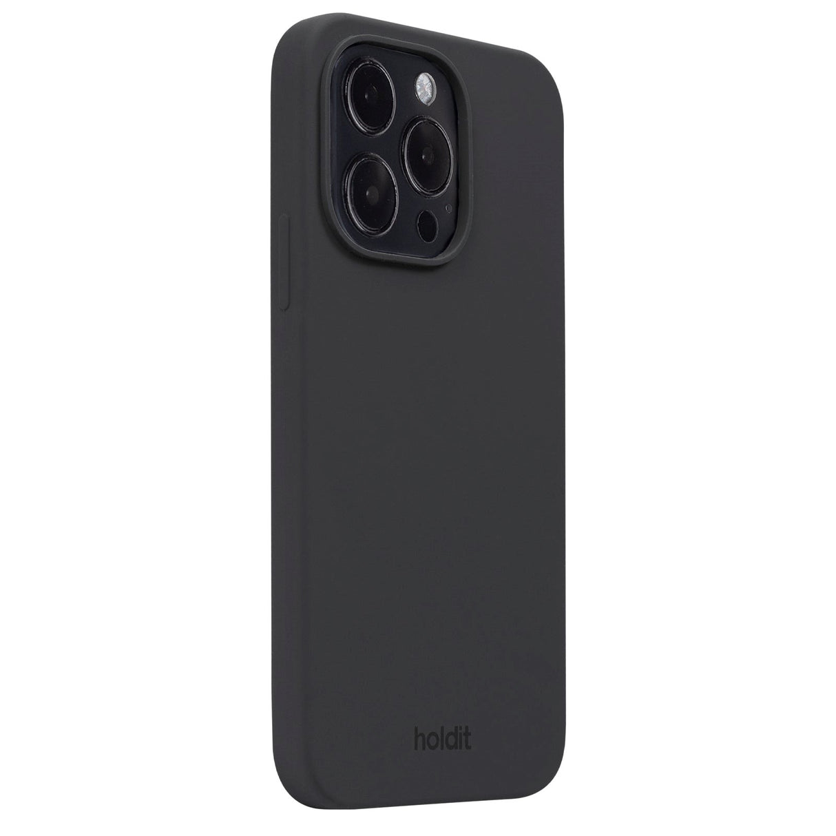 Holdit iPhone 15 Pro Soft Touch Silicone Case - Black