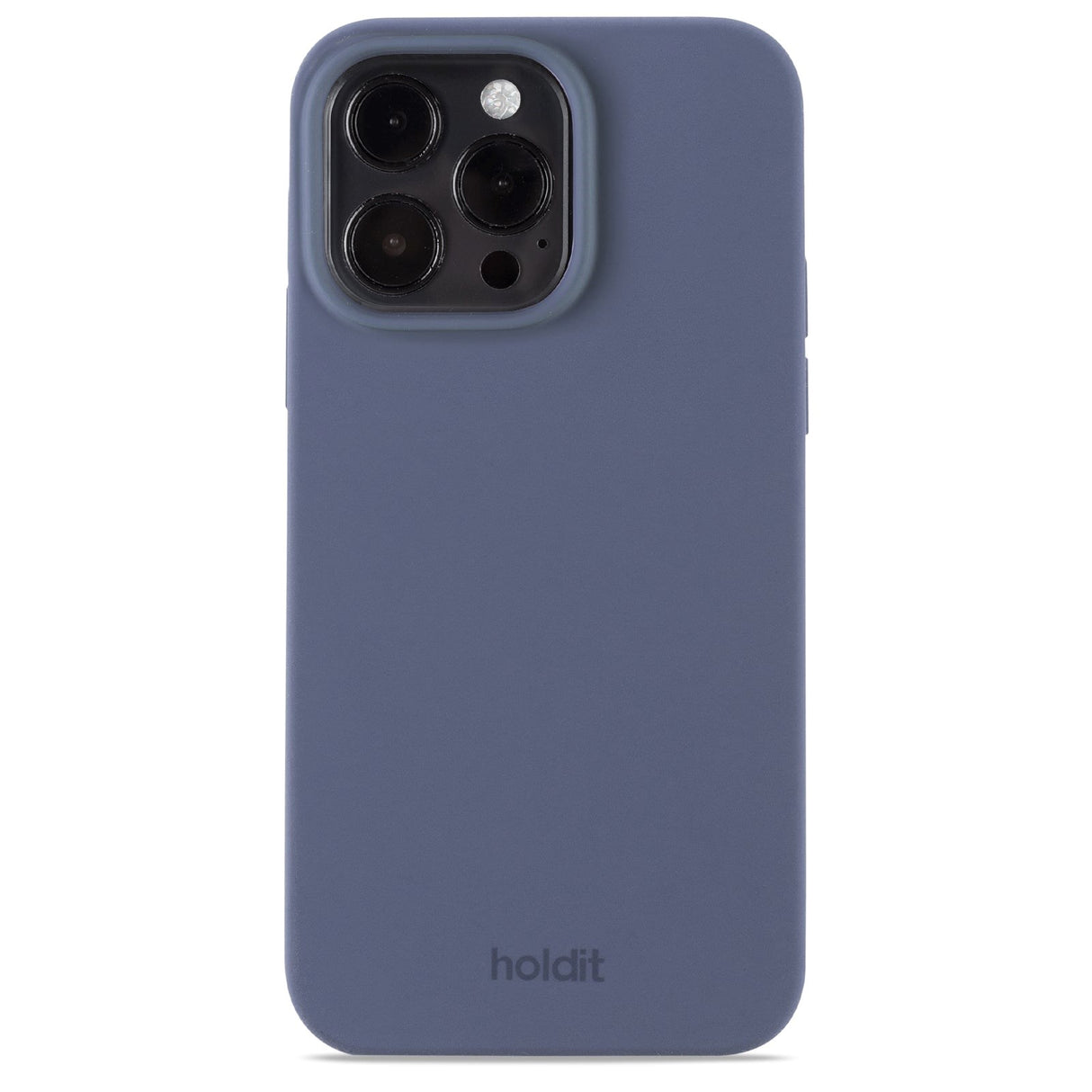 Holdit iPhone 15 Pro Max Soft Touch Silicone Case - Pacific Blue