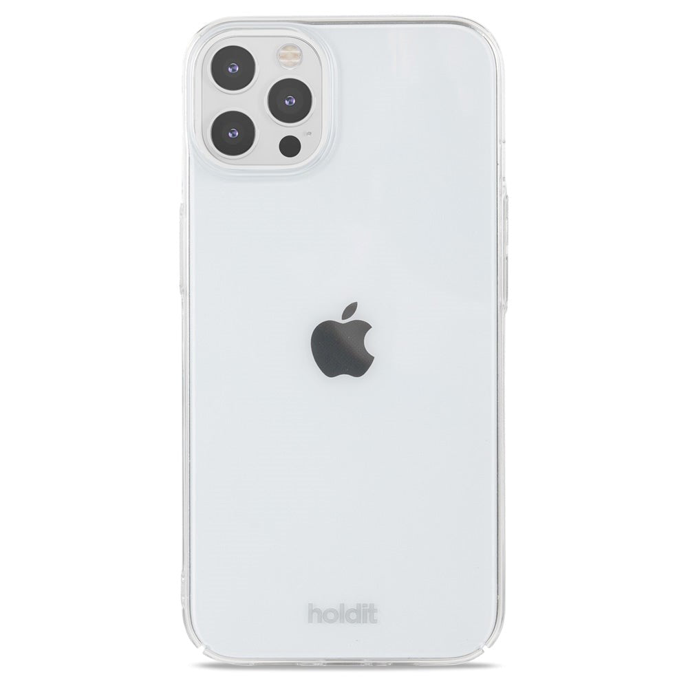 Holdit iPhone 12 / 12 Pro Slim Plastic Case - Transparent