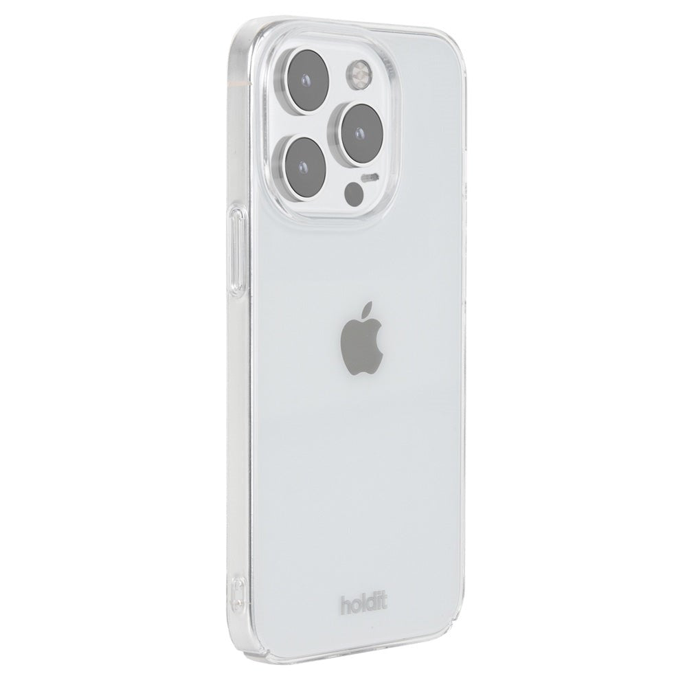 Holdit iPhone 15 Pro Slim Plastic Case - Transparent