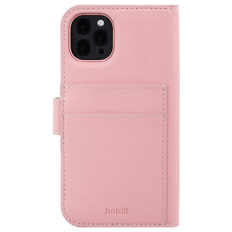 Holdit iPhone 12 / 12 Pro Wallet Case Magnet Plus - Flip Cover - Pink