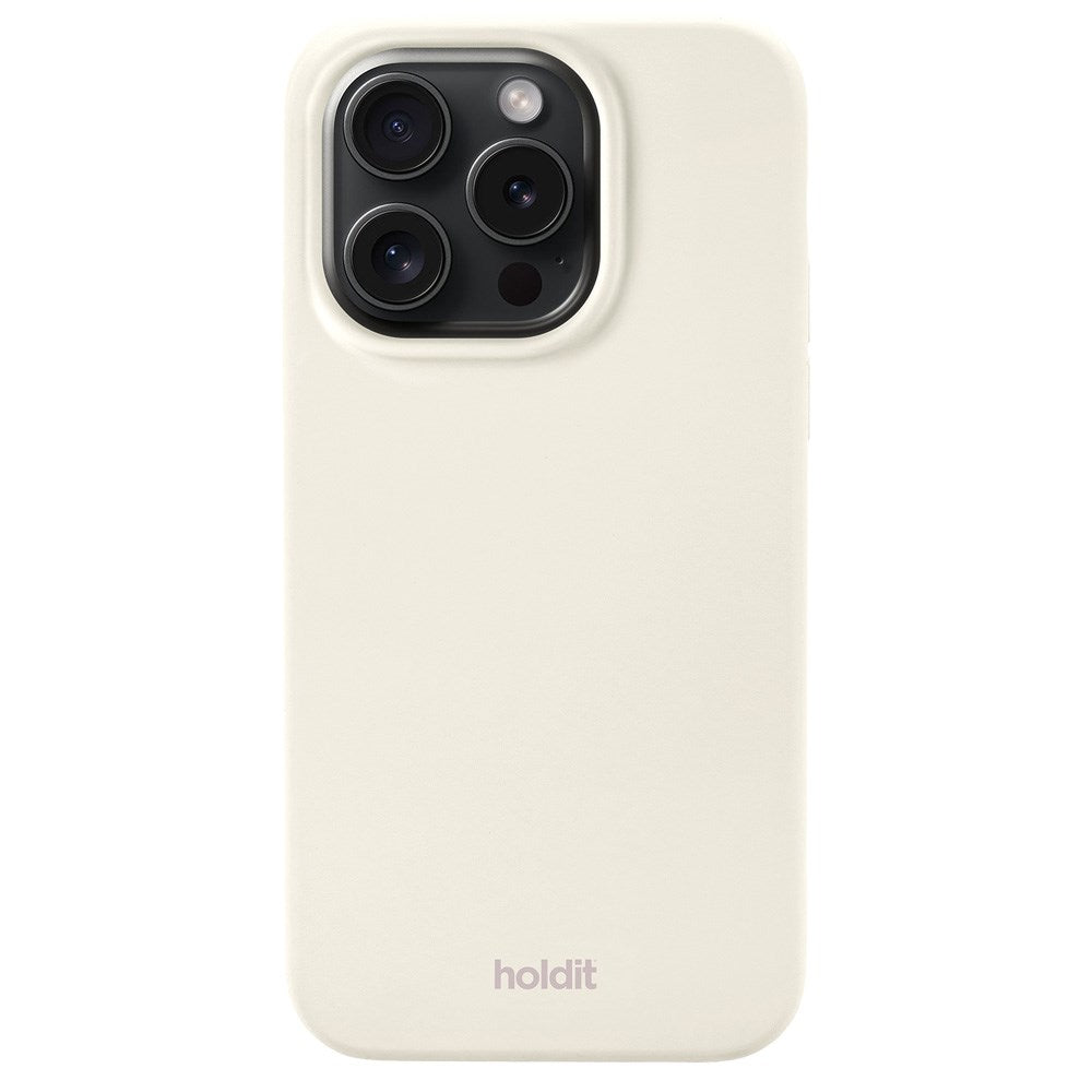 Holdit iPhone 14 Pro Soft Touch Silikone Case - Soft Linen