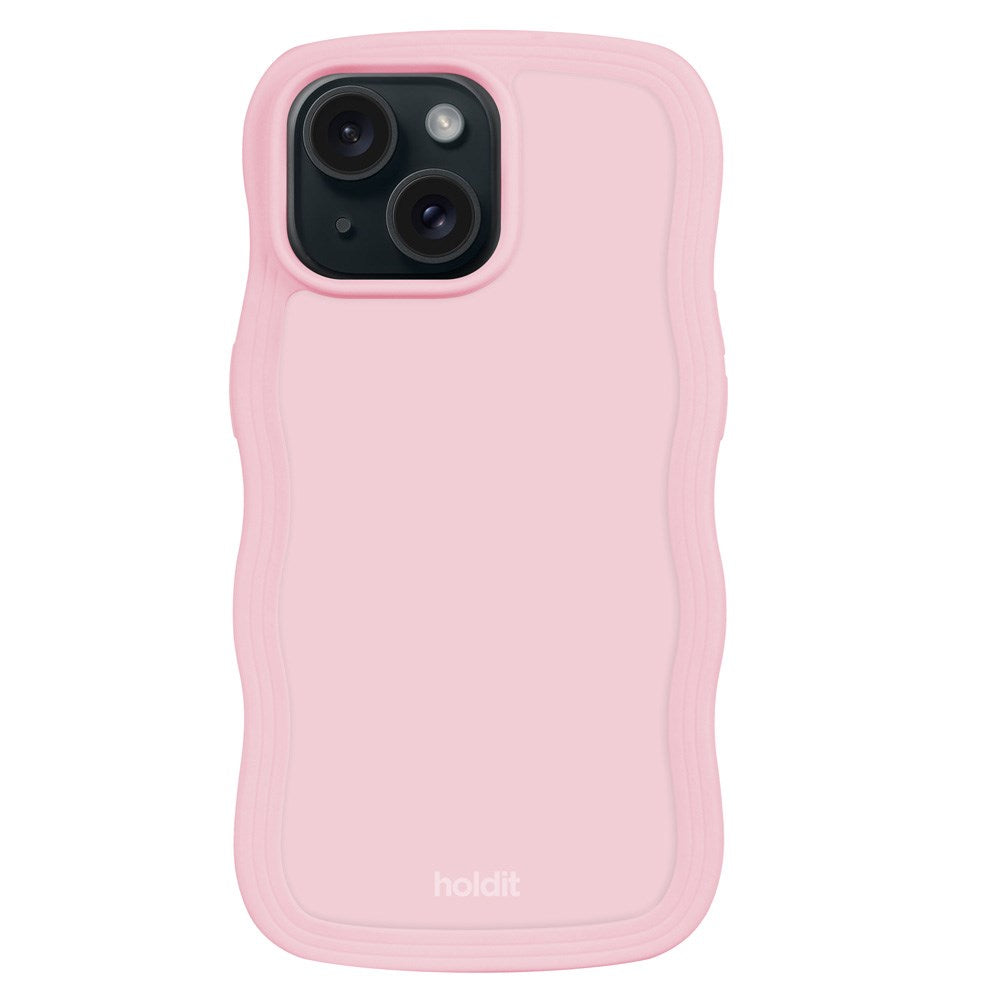 Holdit iPhone 15 / 14 / 13 Wavy Case - Pink