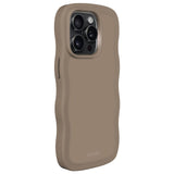 Holdit iPhone 14 Pro Wavy Case - Mocha Brown