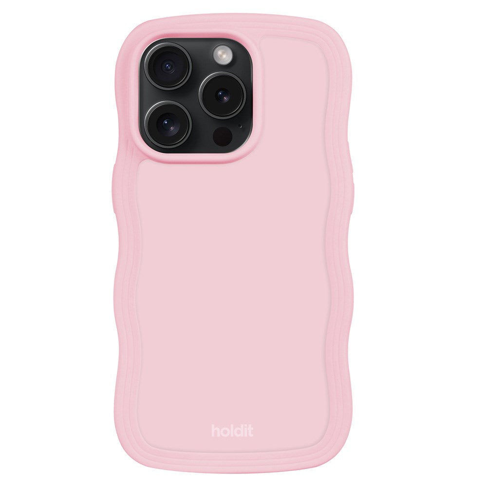 Holdit iPhone 14 Pro Wavy Case - Pink