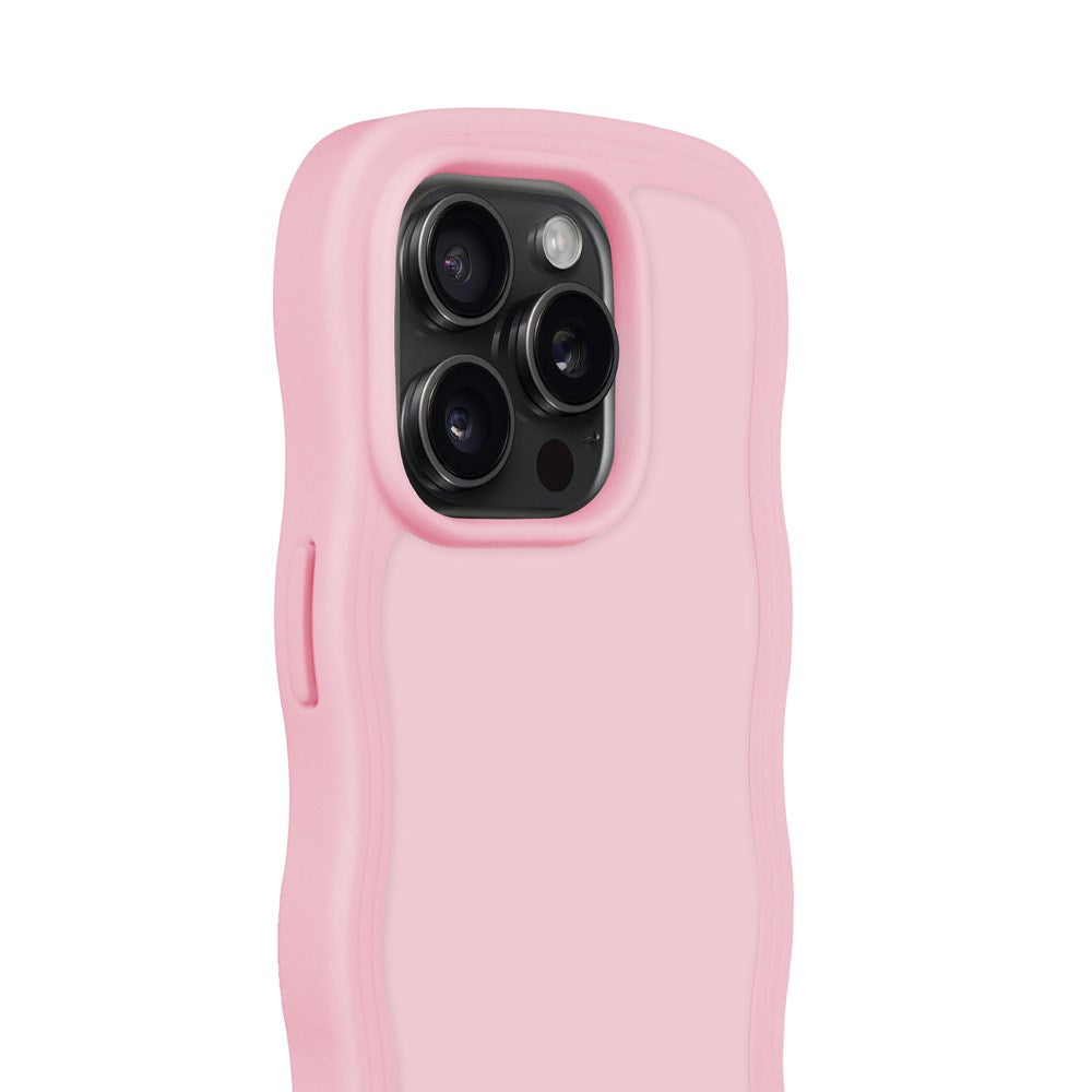 Holdit iPhone 14 Pro Max Wavy Case - Pink