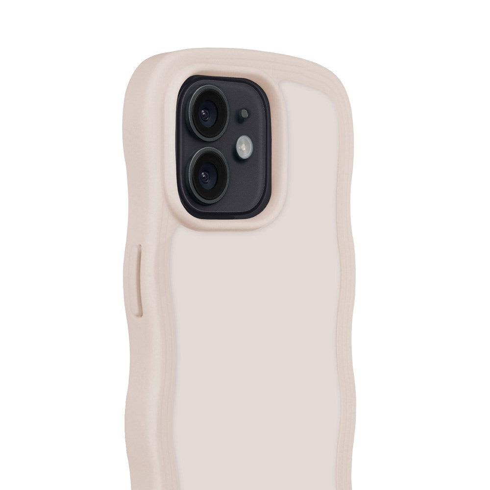 Holdit iPhone 12 / 12 Pro Wavy Case - Light Beige