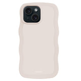 Holdit iPhone 15 / 14 / 13 Wavy Case - Light Beige