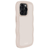 Holdit iPhone 14 Pro Wavy Case - Light Beige