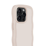 Holdit iPhone 14 Pro Max Wavy Case - Light Beige