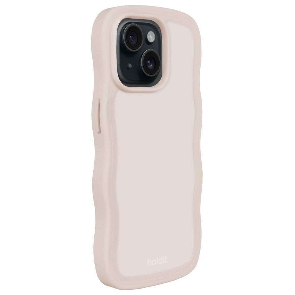 Holdit iPhone 15 Plus / 14 Plus Wavy Case - Light Beige