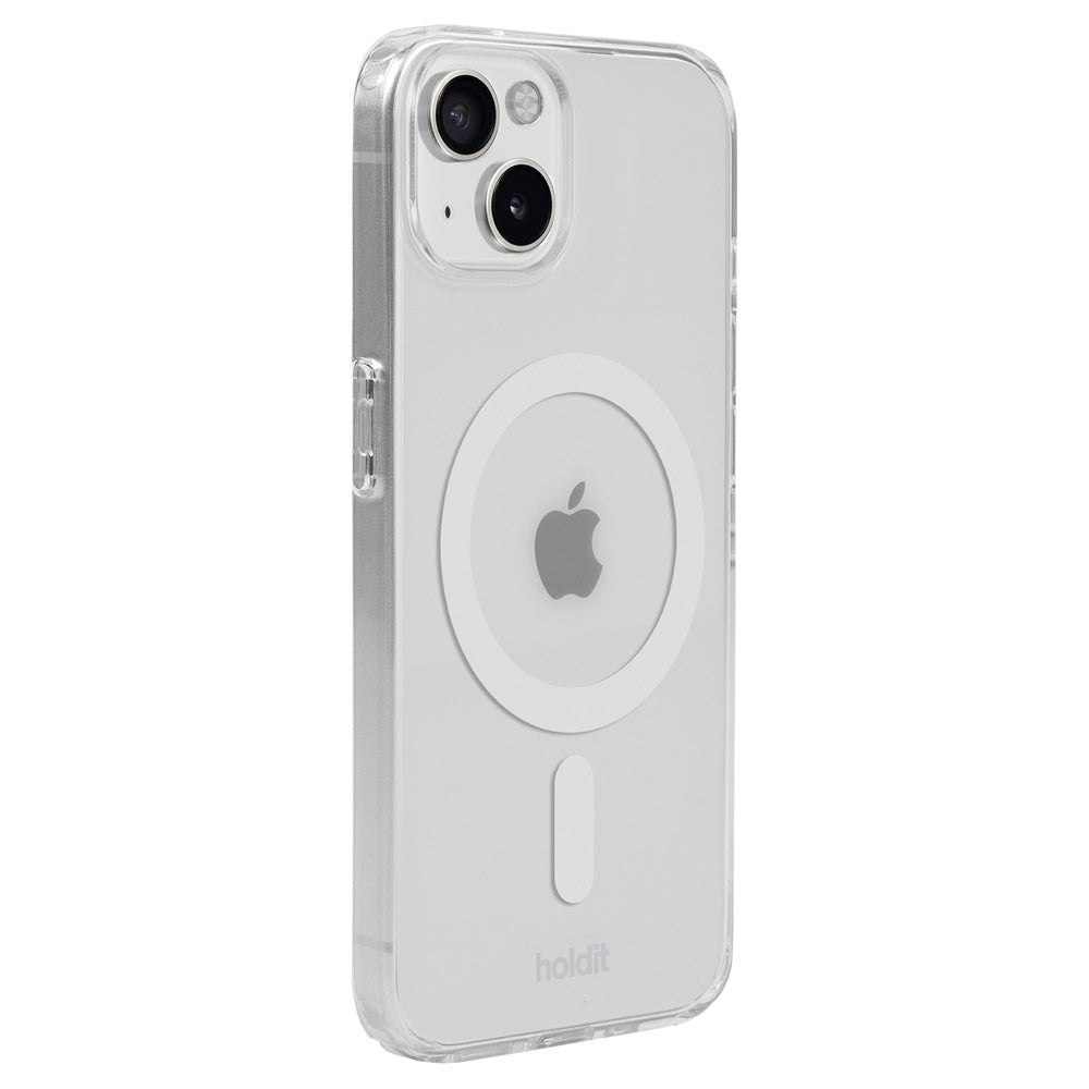 Holdit iPhone 15 / 14 / 13 MagSafe Case - Transparent / White