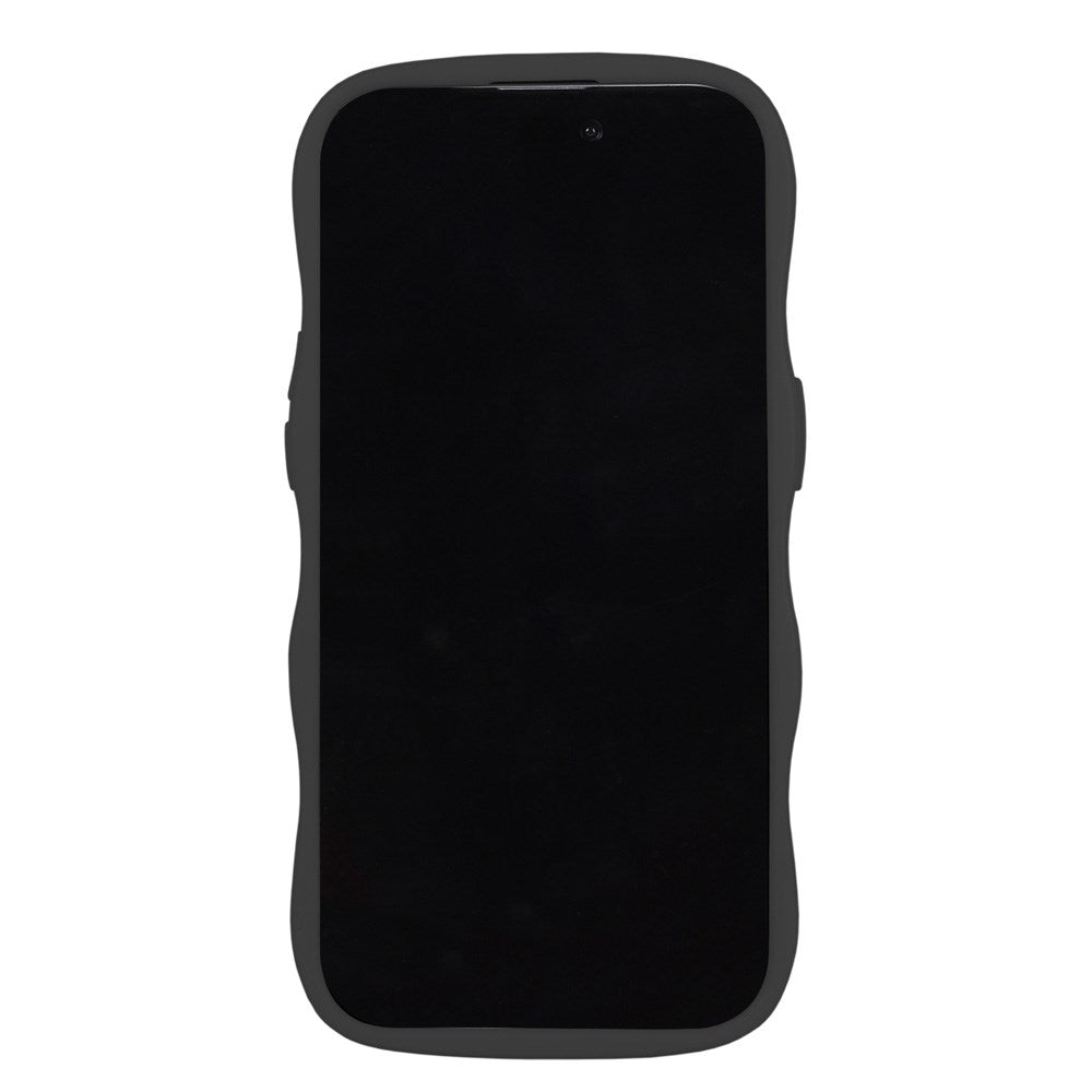 Holdit iPhone 15 / 14 / 13 Wavy Case - Black / Mirror