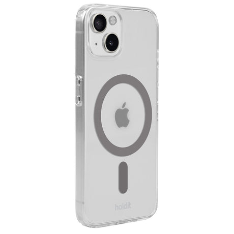 Holdit iPhone 15 / 14 / 13 MagSafe Case - Transparent / Space Grey