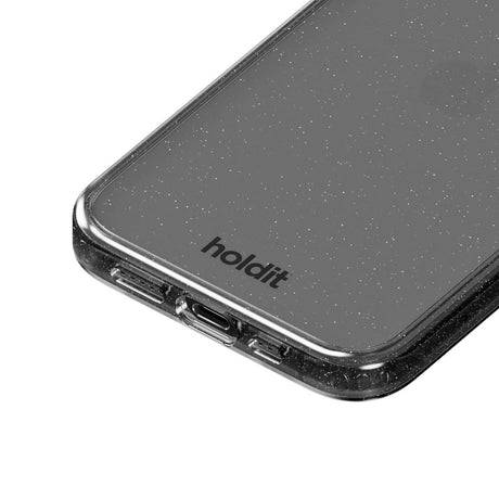 Holdit iPhone 12 / 12 Pro Glitter Case - Black