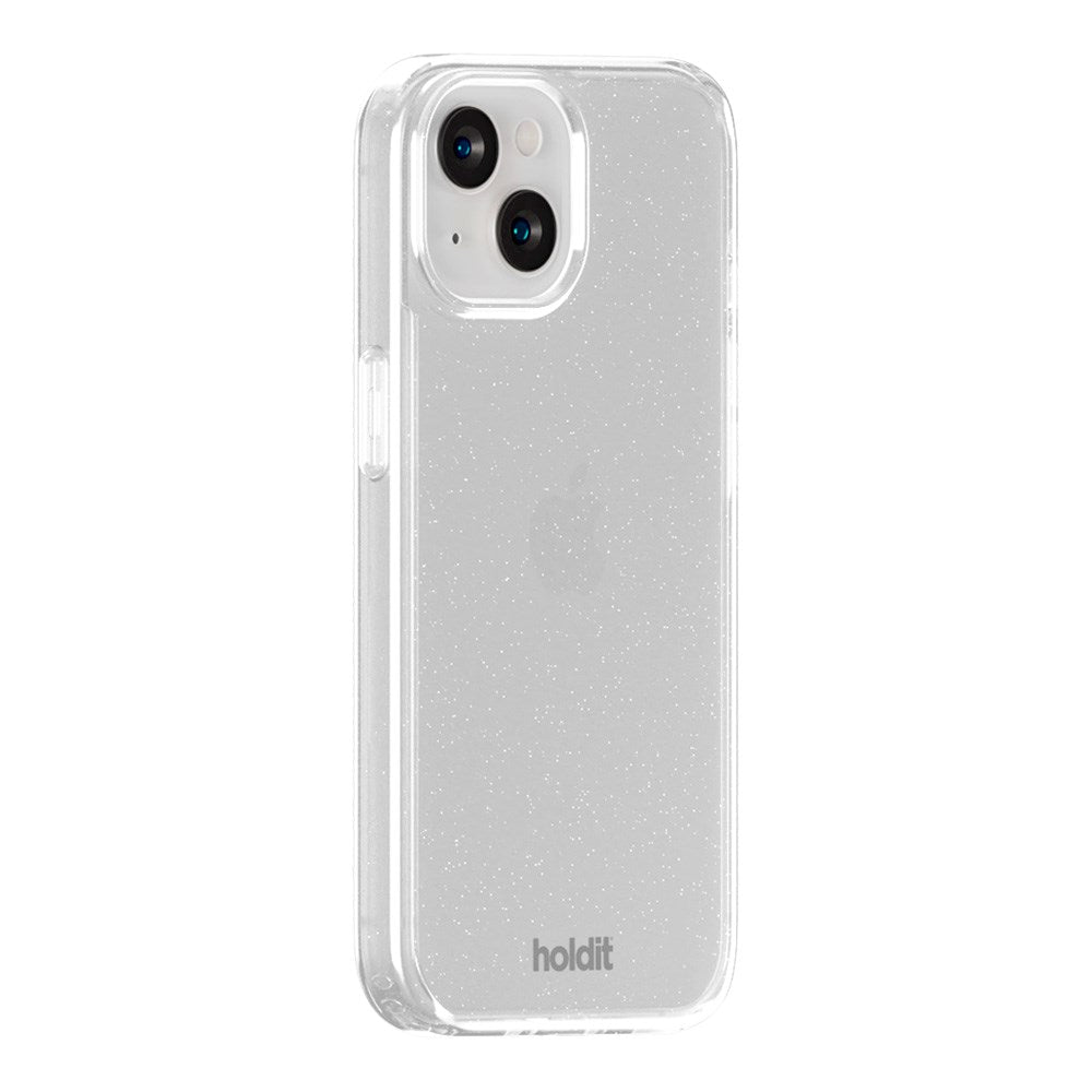 Holdit iPhone 15 / 14 / 13 Glitter Case - White