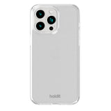 Holdit iPhone 15 Pro Glitter Case - White