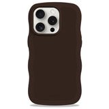 Holdit iPhone 15 Pro Max Wavy Case - Chocolate