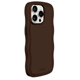 Holdit iPhone 15 Pro Max Wavy Case - Chocolate