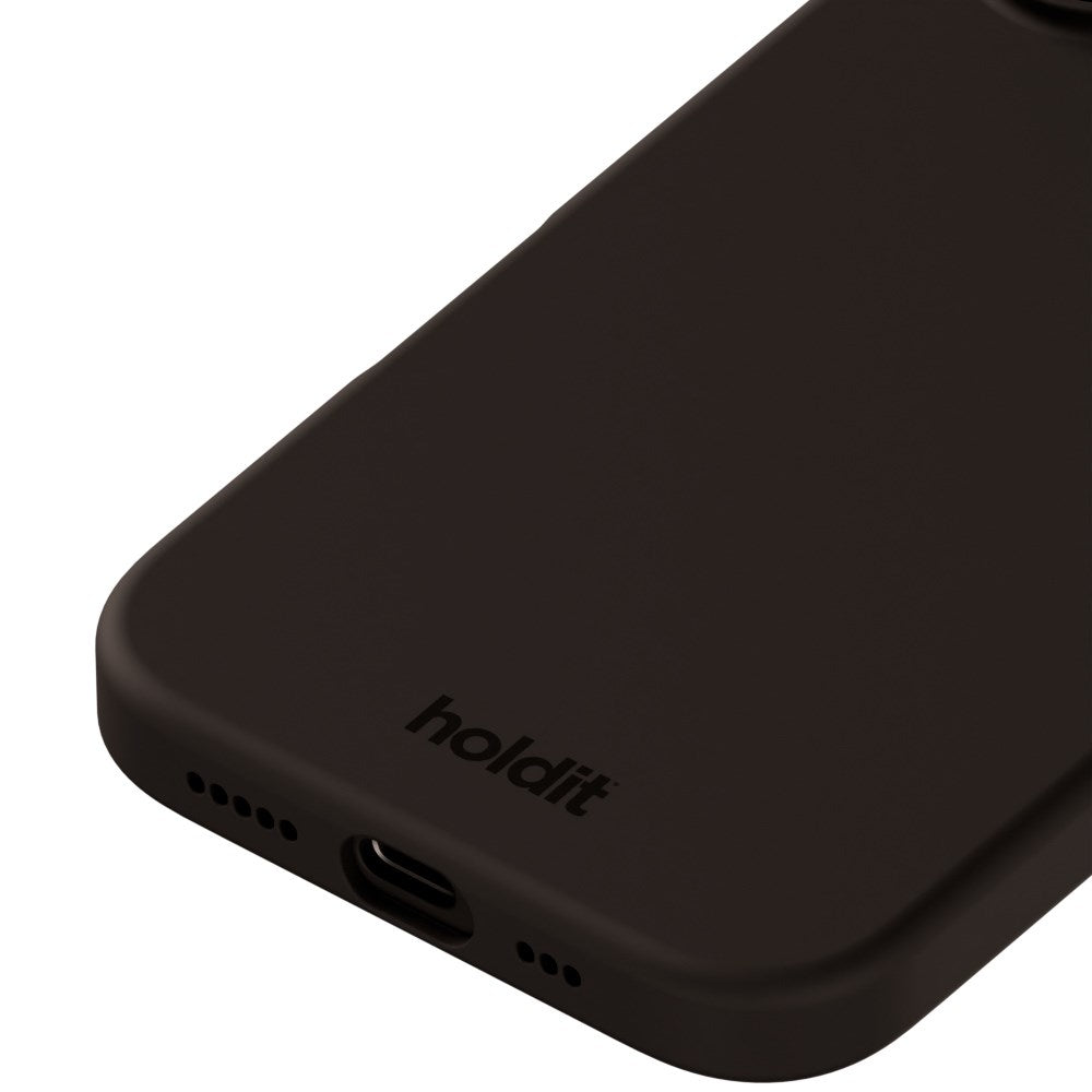 Holdit iPhone 16 Soft Touch Silikone Case - Black