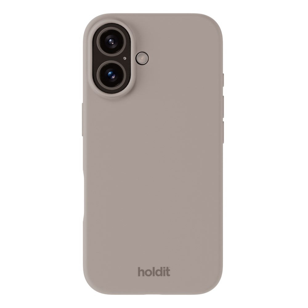 Holdit iPhone 16 Soft Touch Silikone Case - Taupe