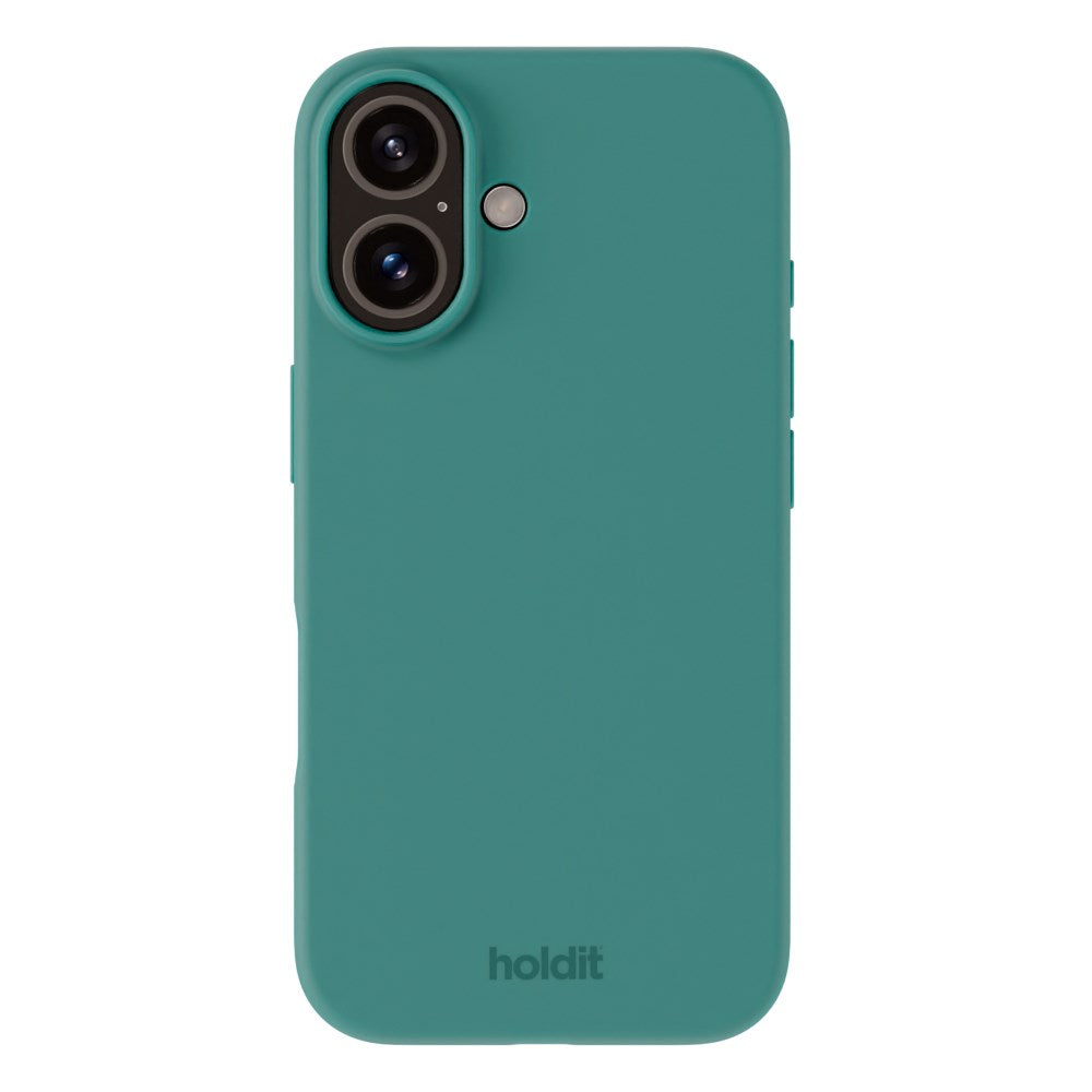 Holdit iPhone 16 Soft Touch Silikone Case - Moss Green