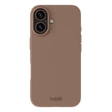 Holdit iPhone 16 Plus Soft Touch Silikone Case - Mocha Brown