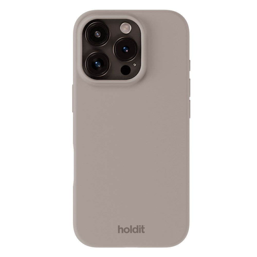 Holdit iPhone 16 Pro Soft Touch Silikone Case - Taupe