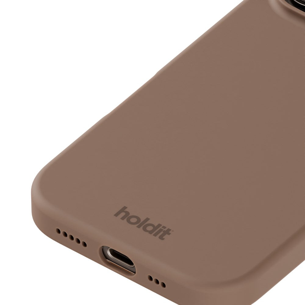 Holdit iPhone 16 Pro Soft Touch Silikone Case - Mocha Brown