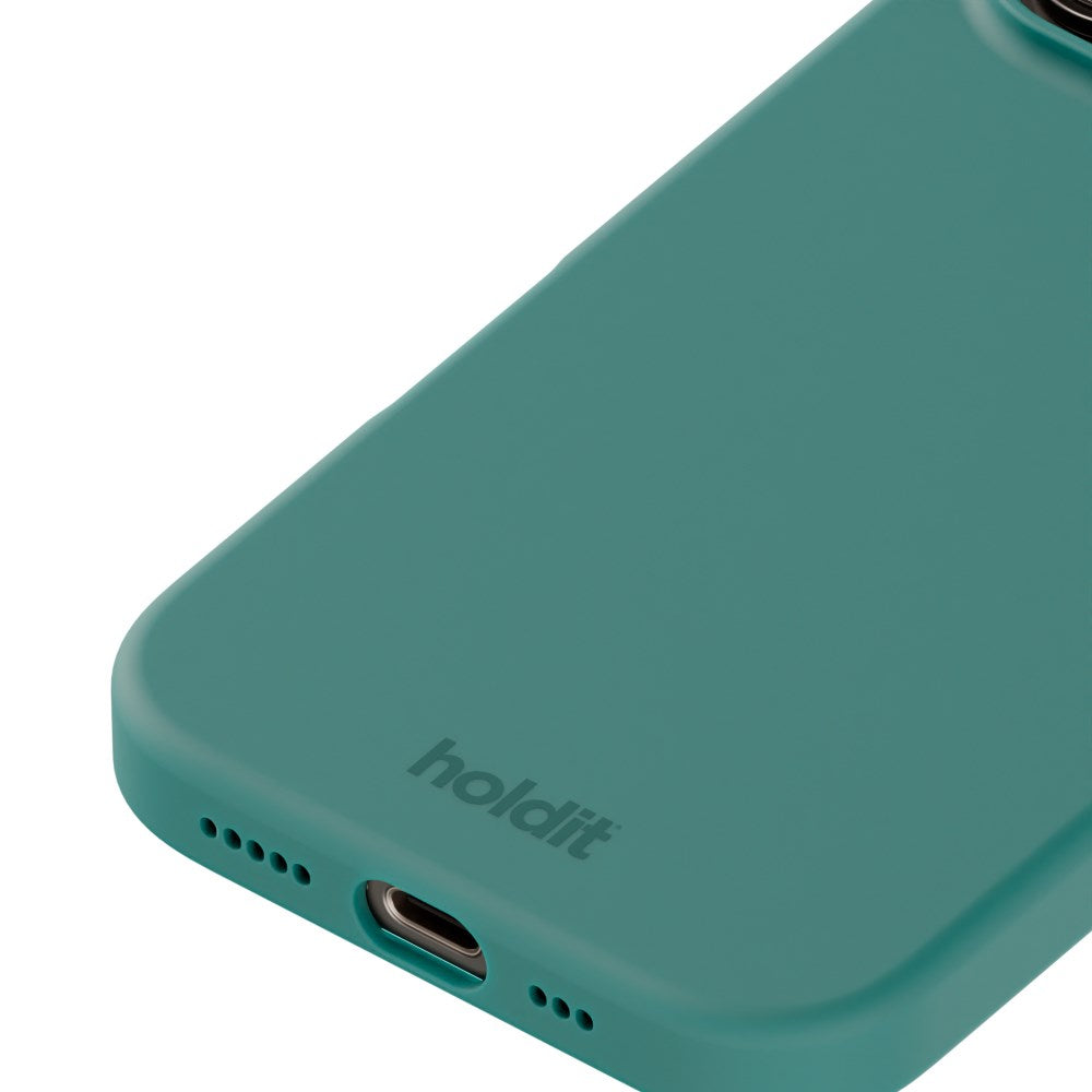 Holdit iPhone 16 Pro Soft Touch Silikone Case - Moss Green