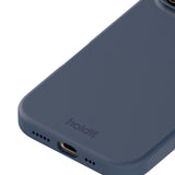 Holdit iPhone 16 Pro Soft Touch Silikone Case - Pacific Blue