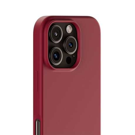 Holdit iPhone 16 Pro Soft Touch Silikone Case - Red Velvet