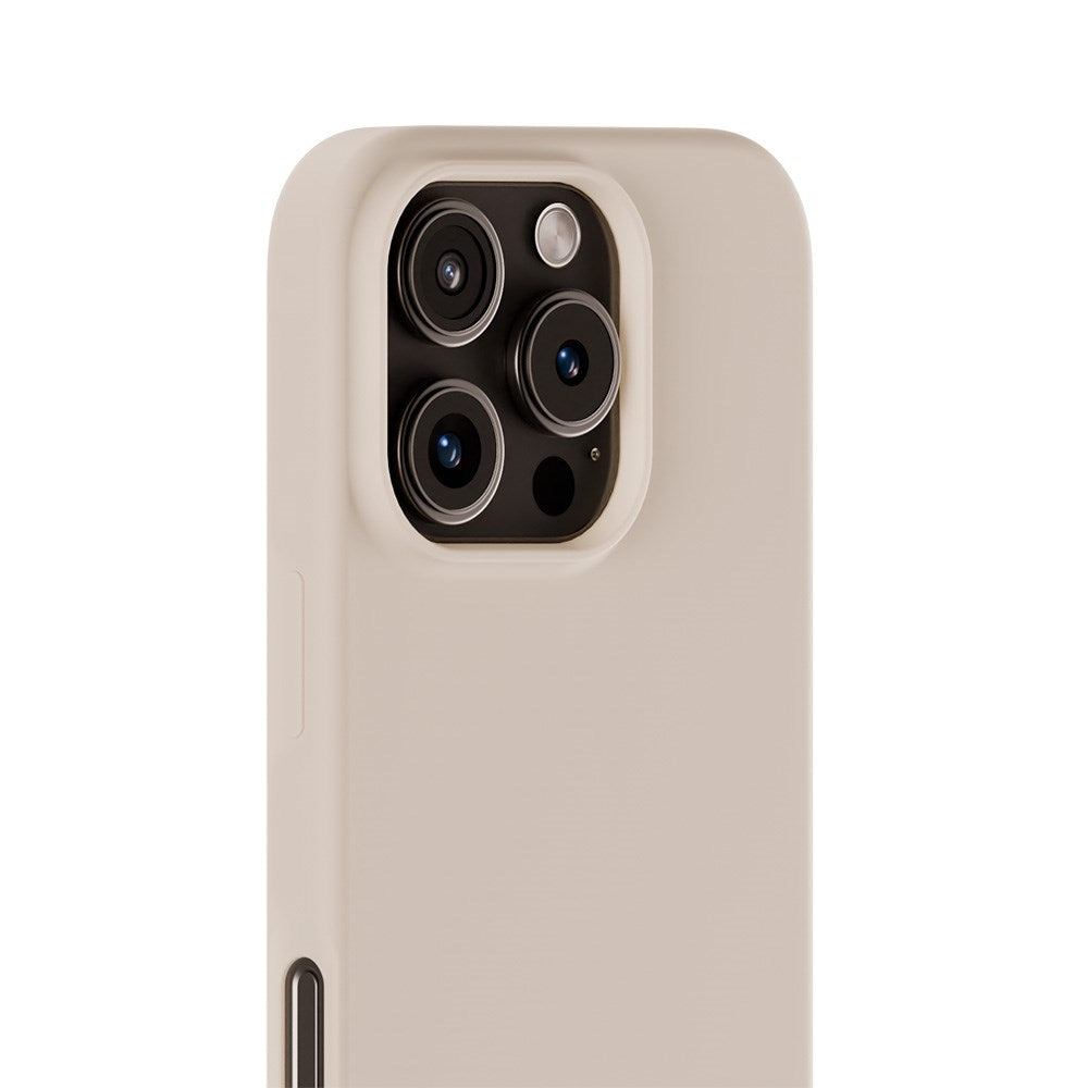 Holdit iPhone 16 Pro Max Soft Touch Silikone Case - Light Beige