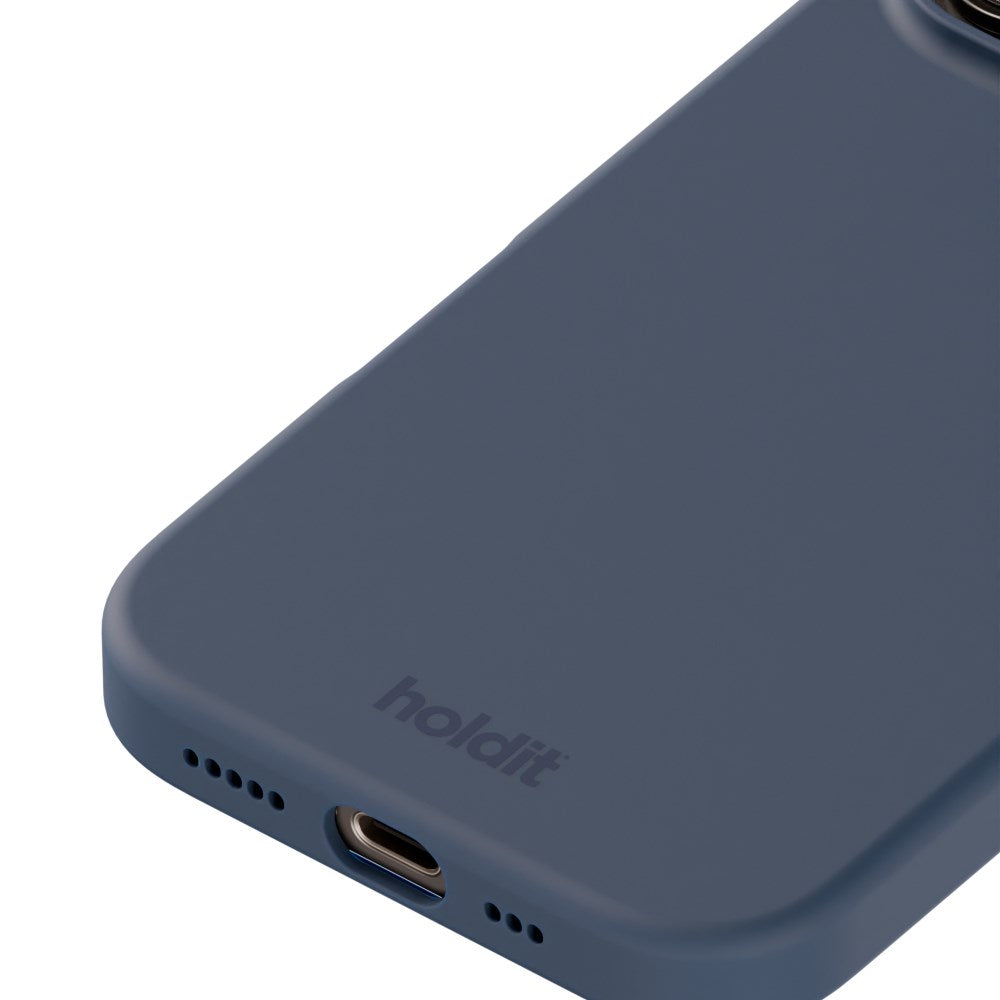 Holdit iPhone 16 Pro Max Soft Touch Silikone Case - Pacific Blue