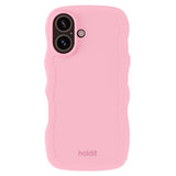 Holdit iPhone 16 Wavy Case - Pink