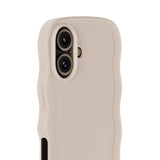 Holdit iPhone 16 Wavy Case - Beige