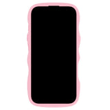 Holdit iPhone 16 Pro Wavy Case - Pink / Transparent