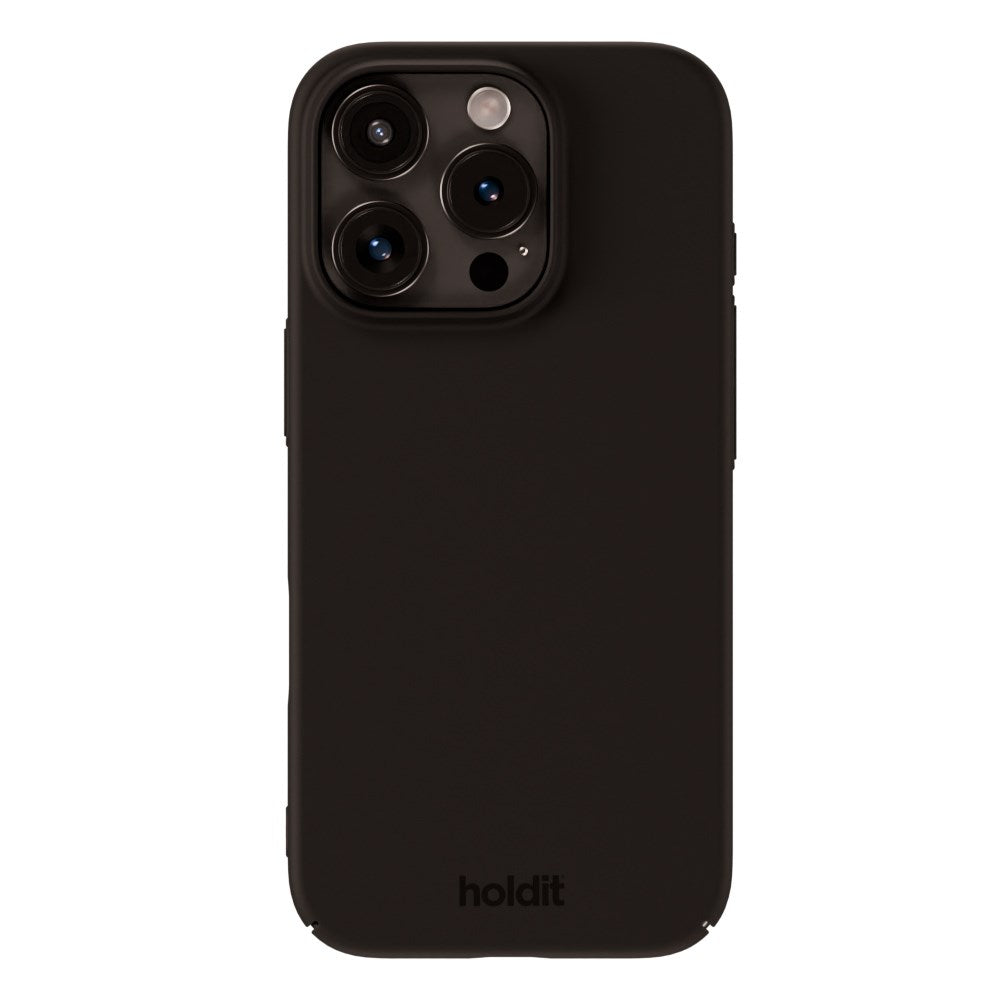 Holdit iPhone 16 Pro Slim Plastic Case - Black