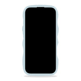 Holdit iPhone 16 Pro Max Wavy Case - Mineral Blue / Transparent